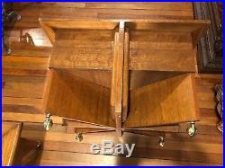 Vintage Mahogany Plywood Frank Lloyd Wright 24 Pair Of Stools Tables