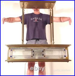 Vintage Monumental Mission Arts and Crafts Prairie Frank Lloyd Wright Chandelier