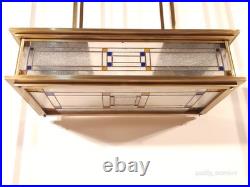 Vintage Monumental Mission Arts and Crafts Prairie Frank Lloyd Wright Chandelier