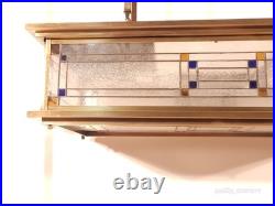 Vintage Monumental Mission Arts and Crafts Prairie Frank Lloyd Wright Chandelier