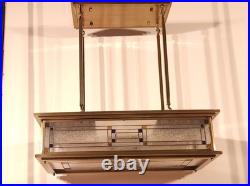 Vintage Monumental Mission Arts and Crafts Prairie Frank Lloyd Wright Chandelier