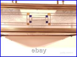Vintage Monumental Mission Arts and Crafts Prairie Frank Lloyd Wright Chandelier