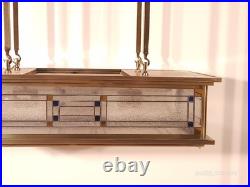 Vintage Monumental Mission Arts and Crafts Prairie Frank Lloyd Wright Chandelier