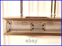 Vintage Monumental Mission Arts and Crafts Prairie Frank Lloyd Wright Chandelier