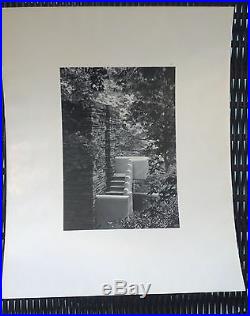 Vintage Photograph Frank Lloyd Wright Falling Water House Exterior Stairway