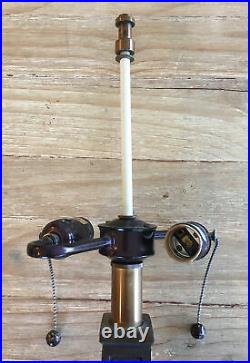 Vintage STIFFEL Lamp Mission Arts Crafts Frank Lloyd Wright Deco Lamp