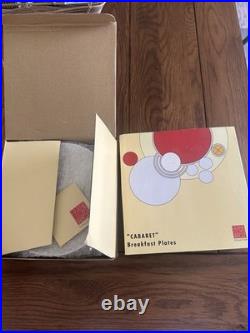 Vintage Set Of Frank Lloyd Wright Collection Cabaret Breakfast Plates, 4 In Box