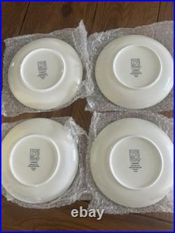 Vintage Set Of Frank Lloyd Wright Collection Cabaret Breakfast Plates, 4 In Box