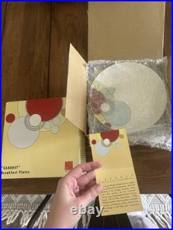 Vintage Set Of Frank Lloyd Wright Collection Cabaret Breakfast Plates, 4 In Box