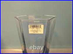 Vintage TIFFANY & CO FRANK LLOYD WRIGHT FND 1935 crystal candle holders & vase