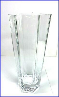 Vintage TIFFANY & Co. Frank Lloyd Wright Foundation 1986 Crystal Vase