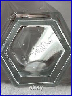 Vintage TIFFANY & Co. Frank Lloyd Wright Foundation 1988 Crystal Vase 9 5/8