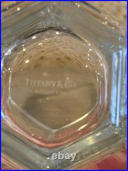 Vintage Tiffany & Co Crystal Clear Frank Lloyd Wright Vase Unique Home Decor 10