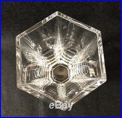 Vintage Tiffany & Co. Frank Lloyd Wright Crystal Vase 1986