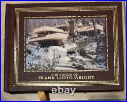 Vision of Frank Lloyd Wright 2002 Chartwell Books Leather Bound Hardcover Heinz