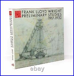 Vol. 10, FRANK LLOYD WRIGHT PRELIMINARY STUDIES, 1917-1932, HC, DJ, Box