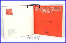 Vol. 10, FRANK LLOYD WRIGHT PRELIMINARY STUDIES, 1917-1932, HC, DJ, Box