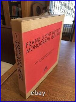Vol. 1 FRANK LLOYD WRIGHT Monograph 1887-1901 1988 A. D. A. EDITA Tokyo