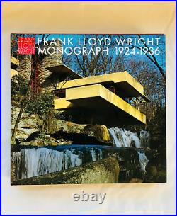 Vol. 5 FRANK LLOYD WRIGHT MONOGRAPH 1924-1936, Hard Cover Dust Jacket in Box