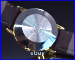 Vtg FRANK LLOYD WRIGHT Watch Men Dana Thomas House Leather NEW BATTERY & BAND