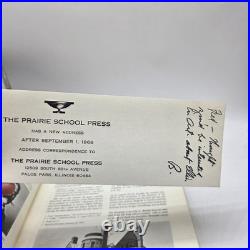 Vtg Prairie School Review lot 6 Frank Lloyd Wright Unity Temple 1967-70 Ephemera