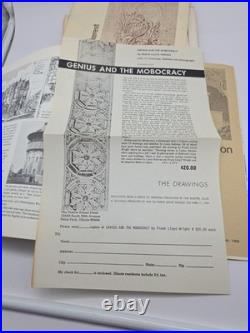 Vtg Prairie School Review lot 6 Frank Lloyd Wright Unity Temple 1967-70 Ephemera