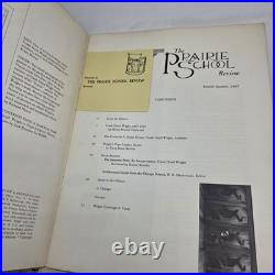 Vtg Prairie School Review lot 6 Frank Lloyd Wright Unity Temple 1967-70 Ephemera