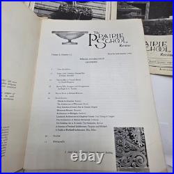 Vtg Prairie School Review lot 6 Frank Lloyd Wright Unity Temple 1967-70 Ephemera