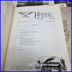 Vtg Prairie School Review lot 6 Frank Lloyd Wright Unity Temple 1967-70 Ephemera