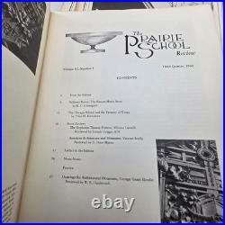 Vtg Prairie School Review lot 6 Frank Lloyd Wright Unity Temple 1967-70 Ephemera