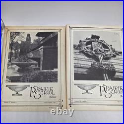 Vtg Prairie School Review lot 6 Frank Lloyd Wright Unity Temple 1967-70 Ephemera