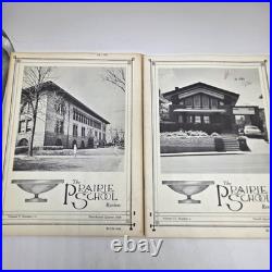Vtg Prairie School Review lot 6 Frank Lloyd Wright Unity Temple 1967-70 Ephemera