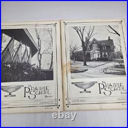 Vtg Prairie School Review lot 6 Frank Lloyd Wright Unity Temple 1967-70 Ephemera
