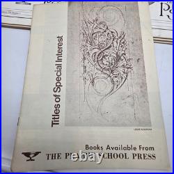 Vtg Prairie School Review lot 6 Frank Lloyd Wright Unity Temple 1967-70 Ephemera