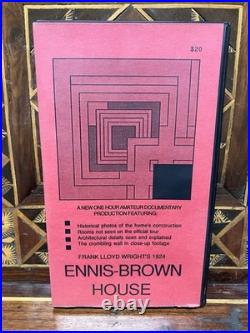 WRIGHTIAN's ORGANIC ARCHITECTURE Series Frank Lloyd Wright VHS Kappe Goff etc x6