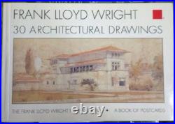 WRIGHT, FRANK LLOYD, ARCHITECTURAL DRAWINGS By Frank Lloyd Wright & Frank Lloyd