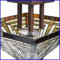 Warehouse Of Tiffany Frank Lloyd Wright Mission Ceiling Lamp TBS2008+D010