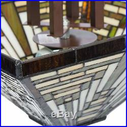 Warehouse Of Tiffany Frank Lloyd Wright Mission Ceiling Lamp TBS2008+D010