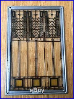 Window Panel Stained Glass Frank Lloyd Wright Tree Of Life 8 1/2 X 13
