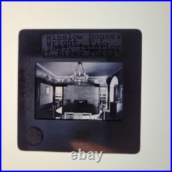 Winslow House River Forest IL Architecture F. L. Wright 35mm Glass Slides Lot 33