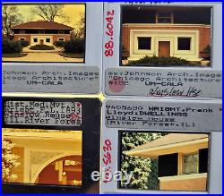 Winslow House River Forest IL Architecture F. L. Wright 35mm Glass Slides Lot 33
