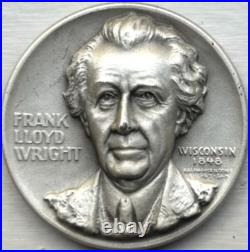Wisconsin 1848 Architect Frank Lloyd Wright Commemorative. 999 Ag High Grade