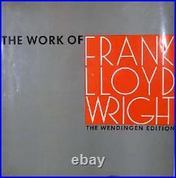 Work Of The American Architect Frank Lloyd Wright The Wendingen Edition / 1965