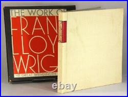 Work of Frank Lloyd Wright. An introduction by the architect H Th 1965