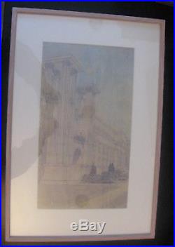 Wow! SET OF 3 Gorgeous, Vintage, Framed/Matted FRANK LLOYD WRIGHT ART PRINTS