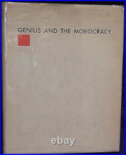 Wright, Frank Lloyd. Genius and the Mobocracy. First Edition