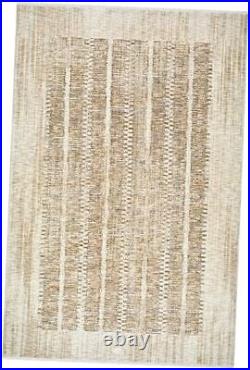 X Frank Lloyd Wright Foundation Usonia Mid-Century Modern Area 5' x 7'8 Tan