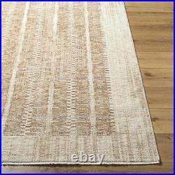 X Frank Lloyd Wright Foundation Usonia Mid-Century Modern Area 5' x 7'8 Tan