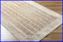 X Frank Lloyd Wright Foundation Usonia Mid-Century Modern Area 5' x 7'8 Tan