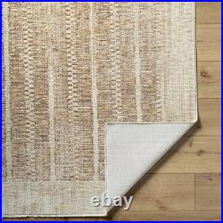 X Frank Lloyd Wright Foundation Usonia Mid-Century Modern Area 5' x 7'8 Tan